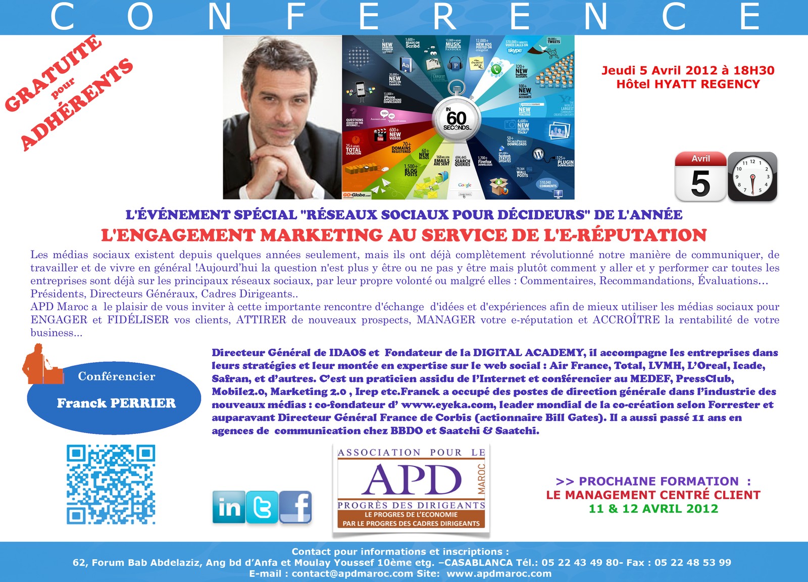 L’engagement marketing au service de l’e-réputation — annonce officielle APD de 2012