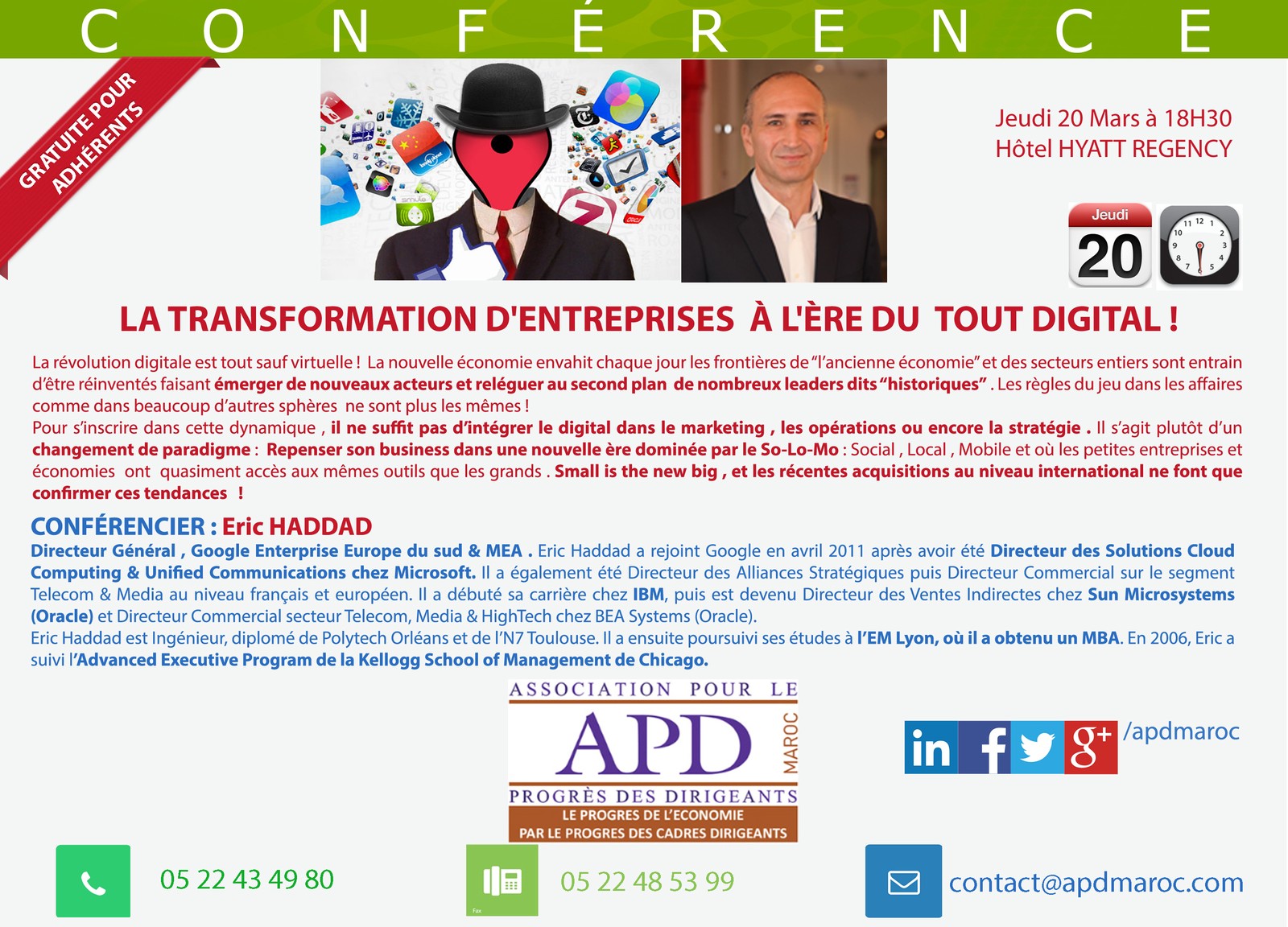 La transformation d’entreprises à l’ère du tout digital — annonce officielle APD