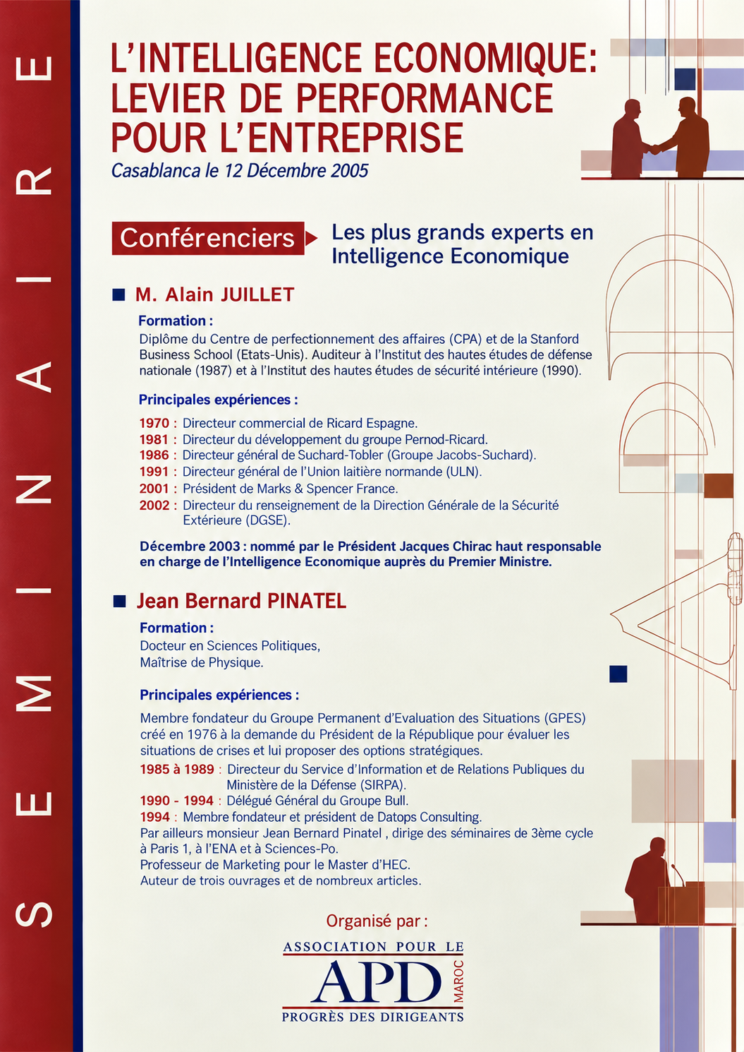 L’intelligence économique : levier de performance pour l’entreprise — document historique APD