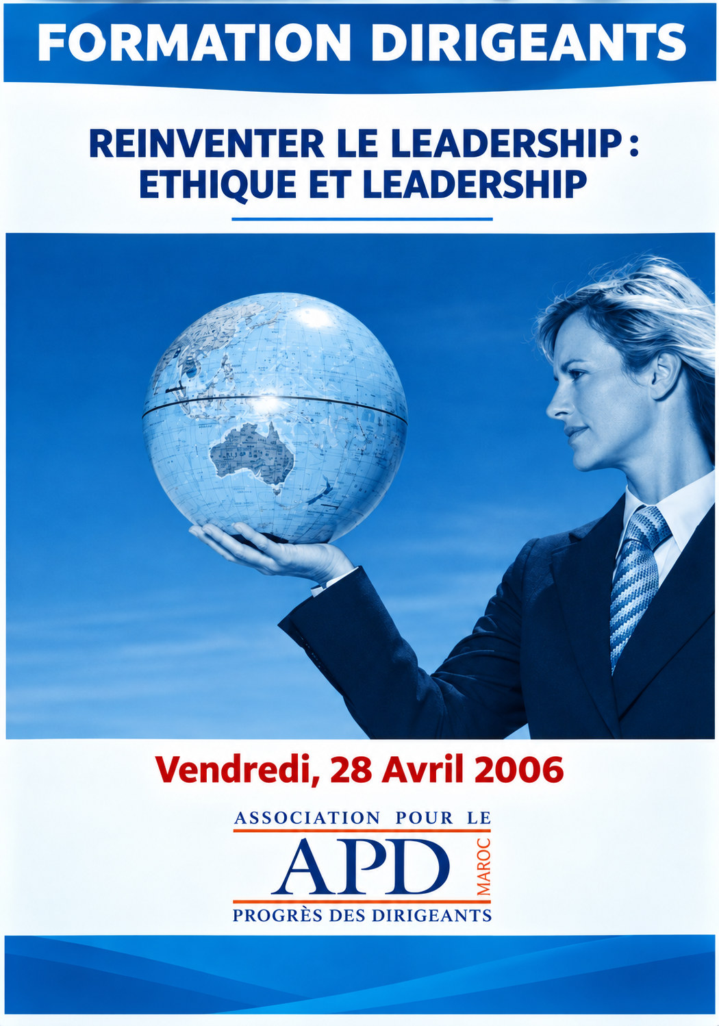 Réinventer le leadership : éthique et leadership — document historique APD