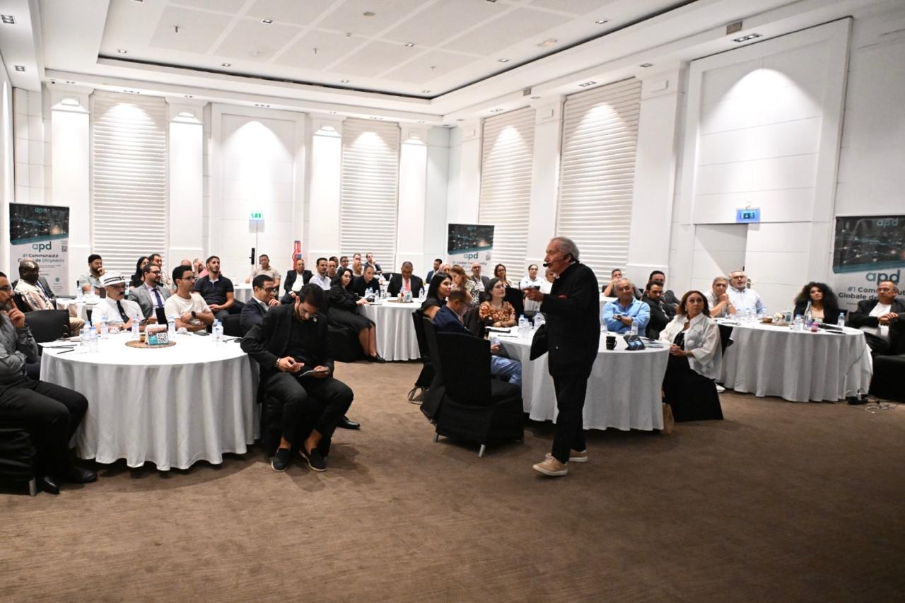 Vue de la salle pendant la conférence géopolitique APD